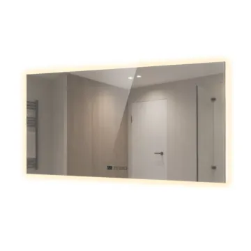 Heizspiegel LED 600 W 70 × 100 cm – horizontal, hintergrundbeleuchtet LED-TF-LG600-B