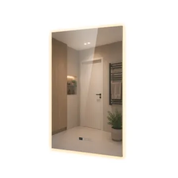 Heizspiegel LED 400 W 60 × 80 cm – vertikal, hintergrundbeleuchtet LED-TF-LG400-B