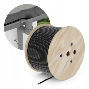 Antifrost-Heizkabel selbstregulierend TERMOFOL TF-KGSR-30-2CR mit einer Leistung von 30W, verkauft nach Metern, UV-beständig