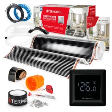 Heizfolie Set mit Thermostat TF310.60.H6.BLACK.50