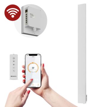 SWT-500 SLIM Stahl-Heizpaneel 500W mit Thermostat und WIFI-Funktion