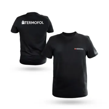 Dunkelblaue T-Shirt mit TERMOFOL-Logo Größe M