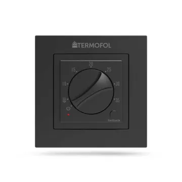 MANUELLER THERMOSTAT TERMOFOL TF-H3 SCHWARZ UNTERPUTZ IP31 STEUERGERÄT