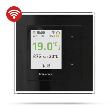 Raumthermostat Touch TERMOFOL TF-H7 WIFI SCHWARZ