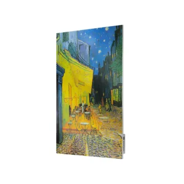 Metall-Infrarotstrahler TF-SWT700 mit Druck "Terrasse Café bei Nacht"