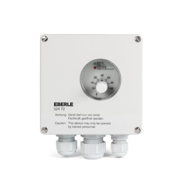 Universeller Thermostat Eberle ETC-60. Regelbereich 0-60 Grad. Im Set mit Temperatursensor F 892 002 mit einer Länge von 4m