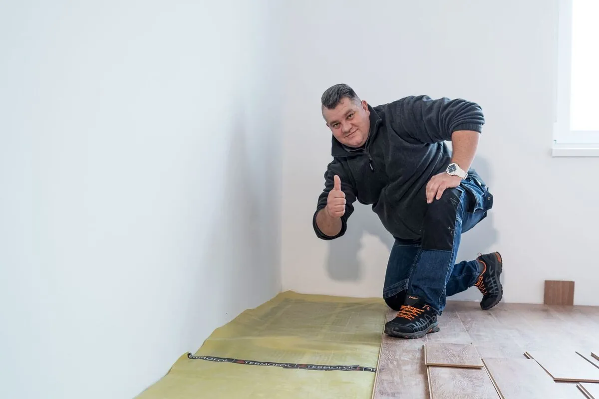 Fußbodenheizung unter Laminatböden