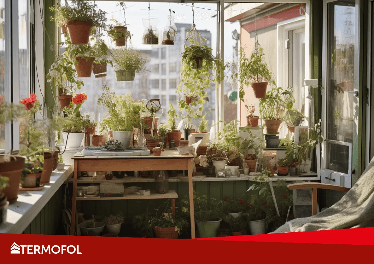 Wintergarten auf dem Balkon im Block – wie heizen? Praktische Tipps für Stadtgärtner