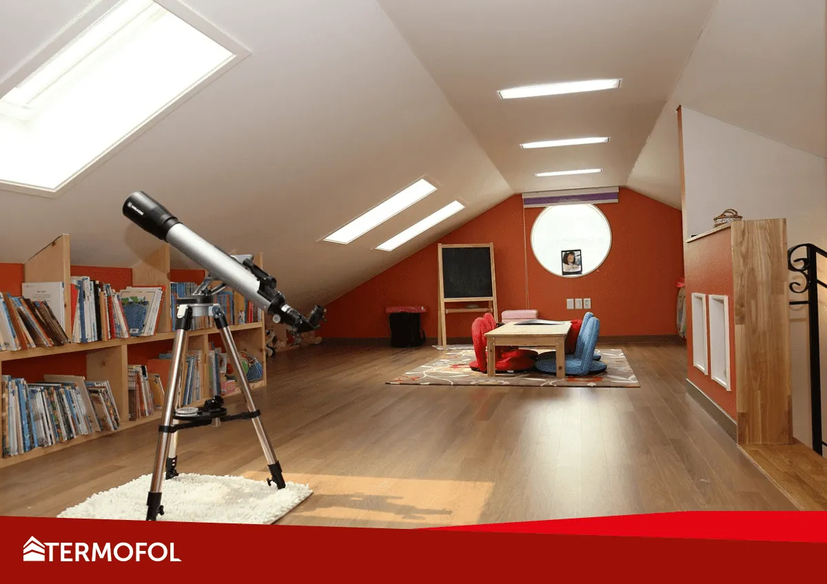 Welcher Heizkörper für den Dachboden? Heizung des Dachbodens im Haus von Frau Iza [FALLSTUDIE]